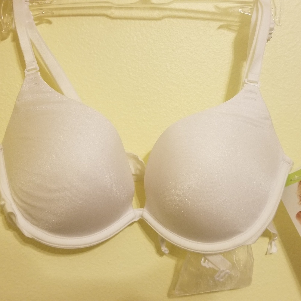 NWT Ambrielle PushUp 3-Way Convertible Bra White